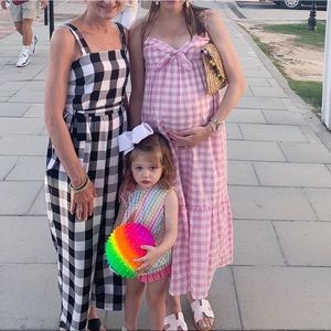 J. CREW midi gingham dress